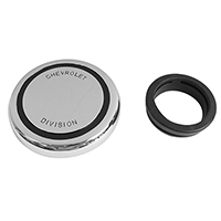 67-68 Chevrolet Horn Cap w/ Rubber Retainer, 