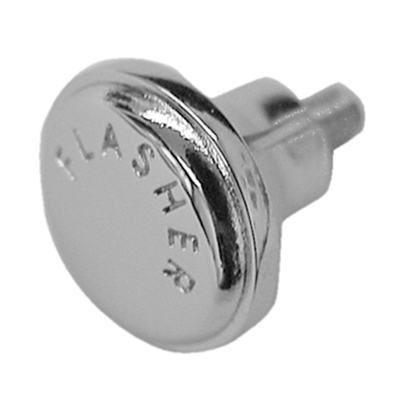67-68 Chevrolet Passenger Car Emergency Flasher Hazard Switch Knob, Chrome