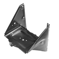 67-72 Battery Tray, w/o A/C, Black