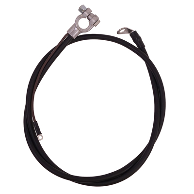 67 Chevrolet/ GMC Truck 6 Cyl. Positive Battery Cable, Dual Battery, Red, Top Post