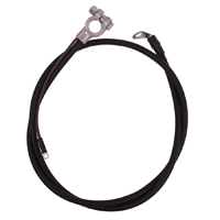 67 Chevrolet/ GMC Truck 6 Cyl. Positive Battery Cable, Dual Battery, Red, Top Post