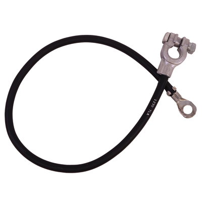 67-70 Chevrolet/GMC Truck 6 Cyl. Negative Ground Battery Cable, Black, Top Post