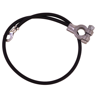 67-70 Chevrolet/GMC Truck V8 Small Block 4wd, Negative Ground Battery Cable, Black, Top Post