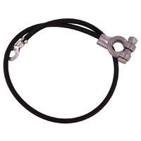 67-70 Chevrolet/GMC Truck V8 Small Block 4wd, Negative Ground Battery Cable, Black, Top Post