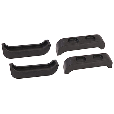 67-72 Radiator Mounting Pads Set, w/o AC, w/ 3 Core Standard Radiator ...