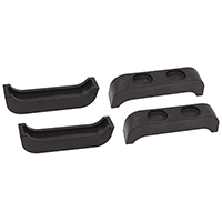 67-72 Radiator Mounting Pads Set, w/o AC, w/ 3 Core Standard Radiator, 4 Pcs.
