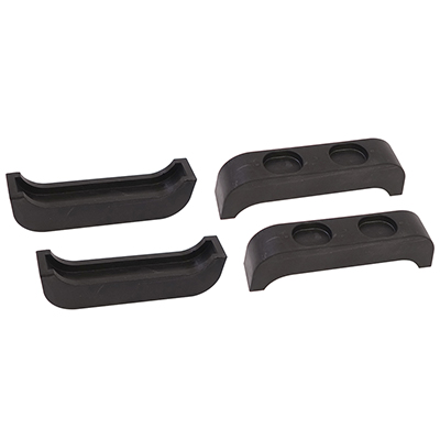 68-72 Chevrolet/GMC Truck Radiator Mounting Pads, w/ 4  Row Radiator