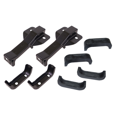 67-72 Truck Radiator Support Bracket & Pad Kit, 2 or 3 Row, Upper & Lower