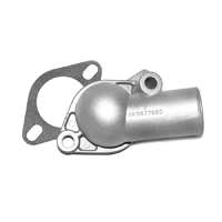 67-72 Thermostat Housing, Small Block V8, Aluminum with Correct GM Part Number 3877660
