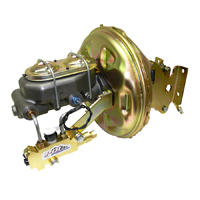 67-72 Power Brake Booster Kit, Gold Cadmium Plated 11