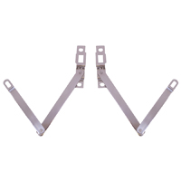 67-72 Chevrolet/GMC Fleetside Tailgate Hinge, Un-polished Stainless Steel