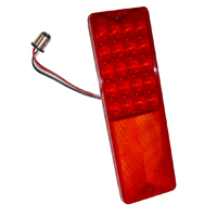 67-72 Fleetside Tail Light Lens, L.E.D. Red Lens