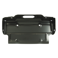 67-72 Stepside or Fleetside Rear License Plate Panel, Black