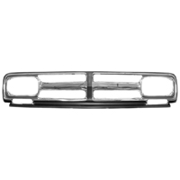 68-70 GMC Grill, Chrome w/o Impression
