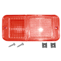 68-72 Rear Side Marker Light, Standard, LH or RH, Red