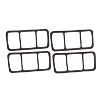 68-72 Side Marker Light Gasket Set, Deluxe, 4 Pcs.