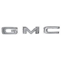 68-72 GMC Hood Letters, Chrome 