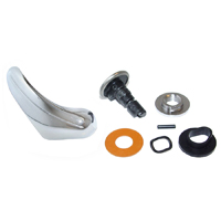 68-72 Vent Window Handle, Chrome, LH