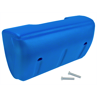 68-71 Arm Rest, Molded, Blue