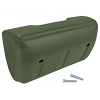 68-71 Arm Rest, Molded, Green