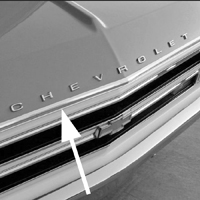 68 Chevrolet Hood Lip Molding