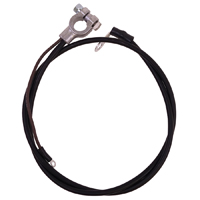 68-70 Chevrolet/ GMC Truck 6 Cyl., Positive Battery Cable, Dual Battery, Red, Top Post