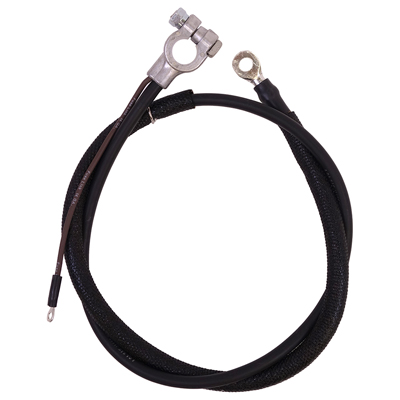 68-70 Chevrolet/ GMC Truck V8 Big Block Positive Battery Cable, Dual Battery, Red, Top Post