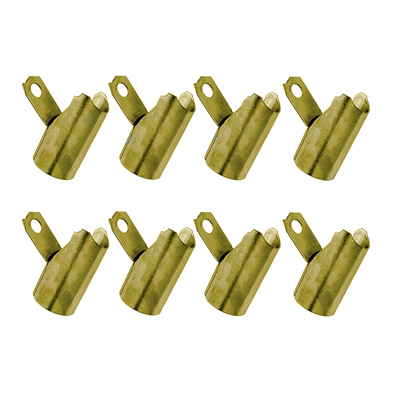 66-71 Chevrolet Big Block V8 Car Silver Spark Plug Wire Heat Shields, 8 Pieces, Set