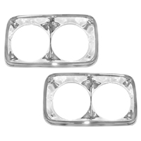 69-72 GMC Headlight Bezels, Chrome