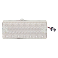 69-70 Chevrolet Park Light Lens, L.E.D. Clear w/ Amber L.E.D.'s, LH