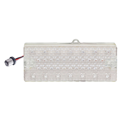 69-70 Chevrolet Park Light Lens, L.E.D. Clear w/ Amber L.E.D.s, RH