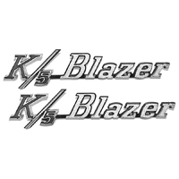 69-72 Front Fender Emblems, 