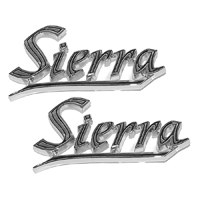 69-72 Chevrolet Rear Quarter Emblems, Chrome, 