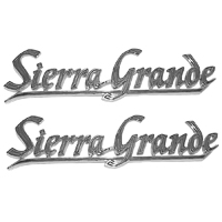 69-72 Chevrolet Rear Quarter Emblems, Chrome, 