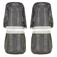 69-70 Pick-up Seat Cover Kit, Buckets, Black