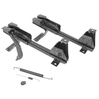 69-70 Chevrolet/GMC Truck Bench Seat Adjuster Track Kit, Complete w/ Cable, Springs and Knob