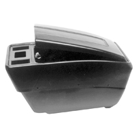 69-72 Bucket Seat Center Console, ABS Plastic, Black