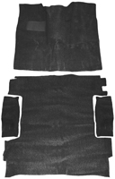 67-72 Blazer/Jimmy Carpet Kit, 80/20 Loop, Low Hump 2WD, Column Shift, Black