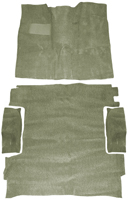 69-72 Blazer/ Jimmy Carpet Kit, 80/20 Loop Low Hump, Green