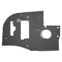 69-72 Firewall Pad, Original Style, LH