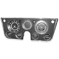 69-72 Complete Dash Cluster Kit, w/o Tach, w/o Vacuum Gauge