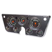 69-72 Complete Dash Cluster Kit, 5000 RPM w/ Tachometer & Vacuum Gauge
