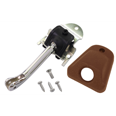 69-71 Interior Rear View Mirror Bracket, Deluxe, with Saddle Cover