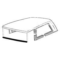 69-72 Blazer Header Weatherstrip