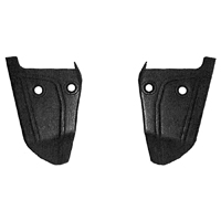 69-72 Blazer Door Window End Caps, LH & RH Black