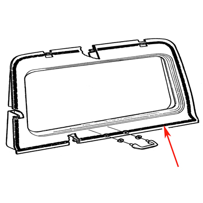 Lift Hatch/ Cargo Door Window