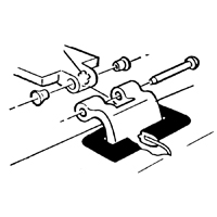 69-72 Blazer Lift Hatch Hinge Grommets, Pair