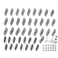 69-72 Complete Upper Side Molding Clip Kit, Shortbed, Metal Push-in & Screw Type Clip