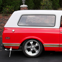 69-72 Blazer Lower Rear Quarter Panel Molding, Woodgrain, RH