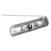 69-72 Suburban Lower Side Molding Clip, 10-24 Thread Type, 4